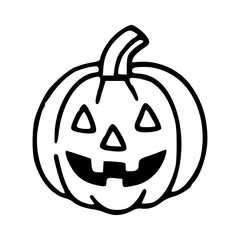 cute Halloween decoration pumpkin