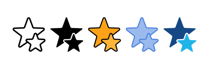 Star Icon Element For Design