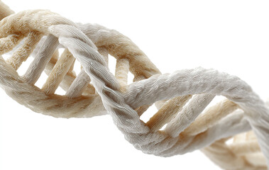 DNA double helix illustration.