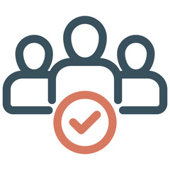 Shortlist icon symbol. Vector illustration.