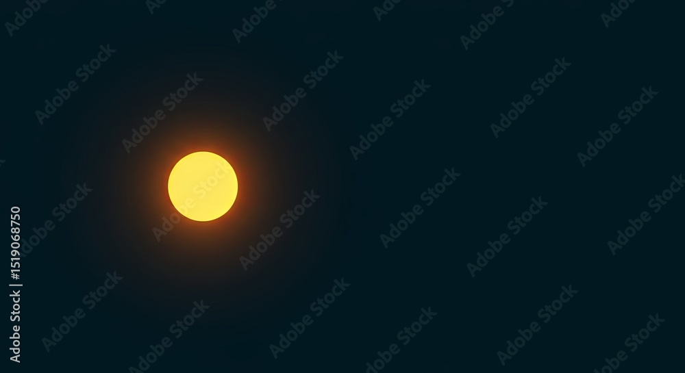 Poster a computer generated image of a sun in the sky