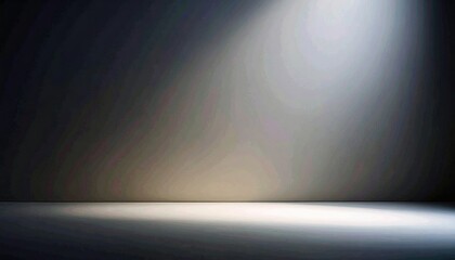 Ivory To Cream Gradient Background Illuminated By A Spotlight With Vintage Grain Texture