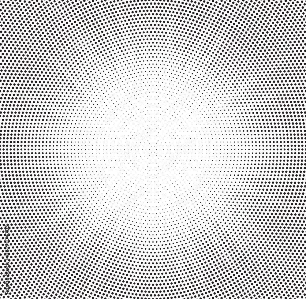 Poster Transparent PNG available Halftone gradient sun rays pattern. Abstract halftone vector dots background. monochrome dots pattern. Vector background in comic book style with sunburst rays and halftone. 