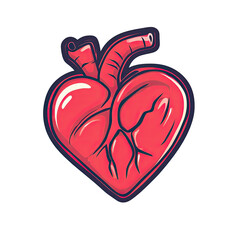 Anatomical Heart Illustration