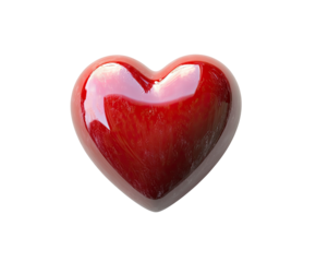 Glossy Red Heart