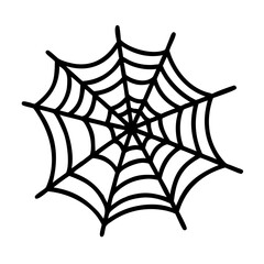Illustration of a spider web isolate on white background 