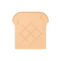Piece of grilled bread. Sandwich bread. Crispy bread