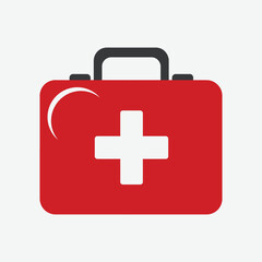 Obraz premium Get professional and scalable Fast Aid Kit Vector files for your medical designs. Perfect for health apps, emergency posters, and more. Free & premium options available.