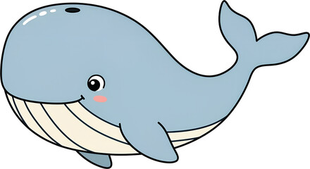 Naklejka premium 고래 일러스트 : Whale Illustration 
