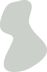 Blob shape organic in boho style