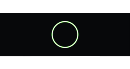 Glowing circle. Glow effect. Round light frame. abstract light lines of movement and speed.
