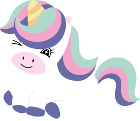 avatar
Cute unicorn set pastel colors