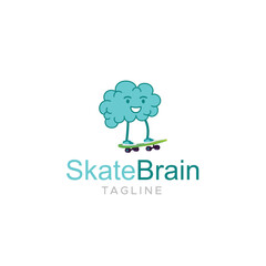 Brain skating logo