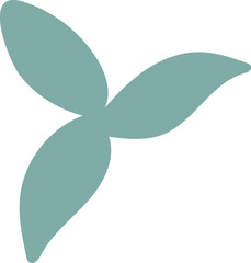 Leaves natural floral decoration