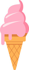 Ice Cream Cone Illustration