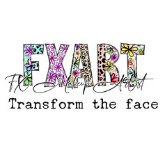 Colorful Makeup Artist Design with Floral and Animal Print for Face Transformation