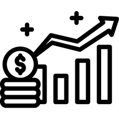 Profit Chart Line Icon