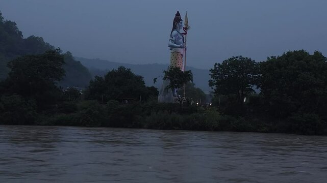 Lord Shiva by the Ganga in Haridwar