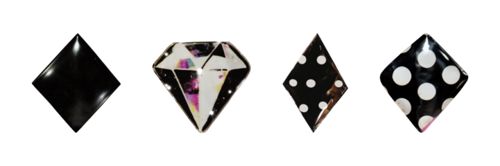 Retro Geometric Shapes Cut-Out Set. Vintage Collage Design Elements Collection Isolated On Transparent Background