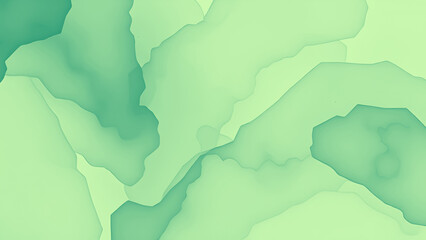 Myrtle Abstract Background with Watercolor Textures in Green