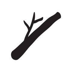 Miswak stick vector Icon isolated on white background.