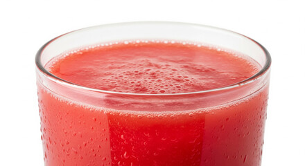 Close Up of Watermelon Juice