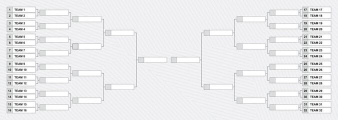team bracket tournament design template