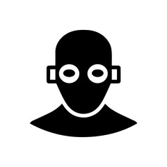 Eye with keyhole icon for insight, discovery, unlocking secrets. Symbolizes perception, revealing hidden knowledge, gaining access to solutions. For vision, understanding, mystery.