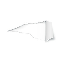 torn paper hole