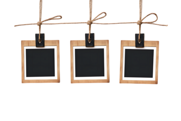 Empty frames perfect for your memories.