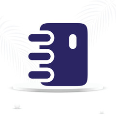 notebook icon fill