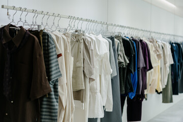 clothes store in shopping mall