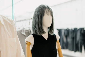 clothes store in shopping mall