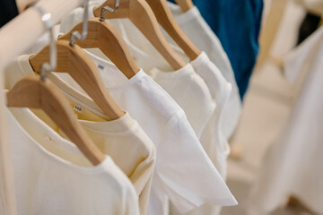 clothes store in shopping mall