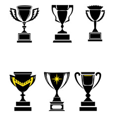 Golden trophy symbolizing victory, achievement, and success, ideal for award concepts, sports, and recognition themes.