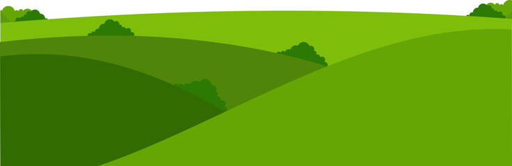Obraz premium Landscape Scenery with Grass and Flower
