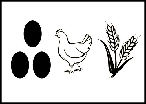 R&auml;tsel Bilderr&auml;tsel Auch ein blindes Huhn findet mal ein Korn Blind man hit mark Redewendung