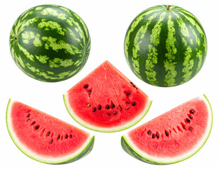Juicy Watermelon Slices Summer Fruit Photography