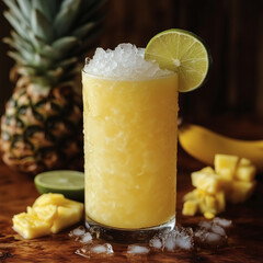 a photo of the cocktail Banana and pineapple