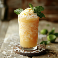 a photo of the cocktail Banana and pineapple