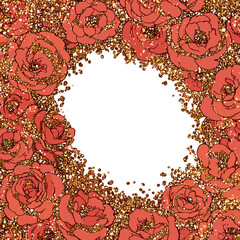 frame, flower, floral, border, decoration, leaf, flowers, pink, vector, design, nature, spring, wreath, illustration, pattern, art, card, beauty, blossom, summer, plant, bloom, heart, ornament, love, 