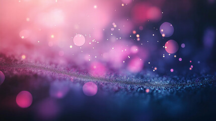 This picture shows a dreamy background with colorful bokeh lights twinkling against a dark backdrop, creating a romantic and mysterious atmosphere.