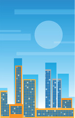 Fototapeta premium abstract city background 