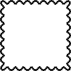 Obraz premium Set of geometric shape pixel. Elements for design