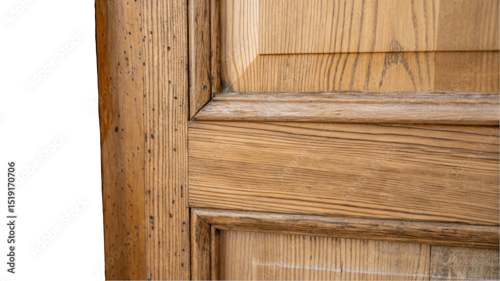 Leinwandbilder wooden door frame with visible texture and signs of aging, providing a rustic and authentic feel, pe