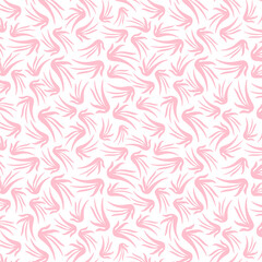 Fototapeta premium Light Pink Petal Swirl Seamless Pattern
