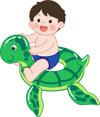 물놀이 어린이 튜브