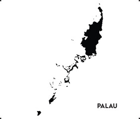 Palau icon vector design, Palau Logo design, Palau unique charm and natural wonders, Use it in your marketing materials, travel guides, or digital projects, Palau map logo vector, geography map logo
