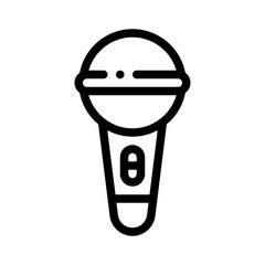 mic line icon