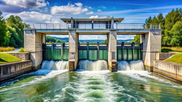 Salza River Austria Water Gate Detail - Stunning Portrait Photography
